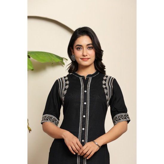 BLACK KURTI 