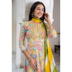 Cotton Floral Print Suit Set