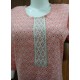 Elegant Pink Printed Kurti with Pants & Dupatta