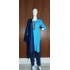 Sky Blue Floral Print Kurta with Pants & Dupatta