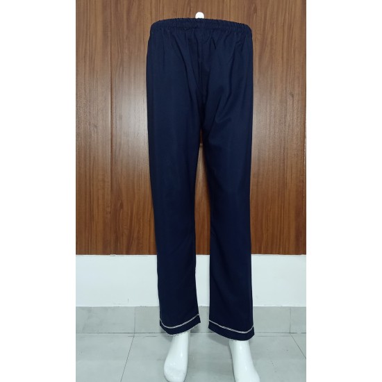 Straight-cut Cotton-blend Pants