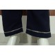 Straight-cut Cotton-blend Pants