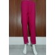 Straight-cut Cotton-blend Pants