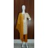 Mustard Yellow Printed Cotton Suit Set with Dupatta