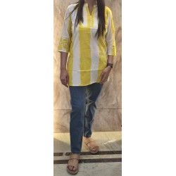 SHORT KURTI YELLOW 