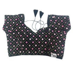 VALVET FLOWER BLOUSE